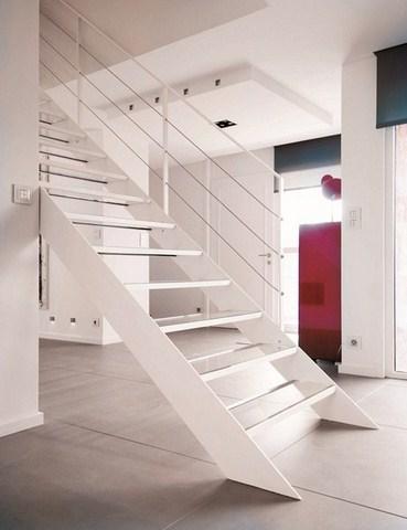 Escaliers métalliques intérieurs