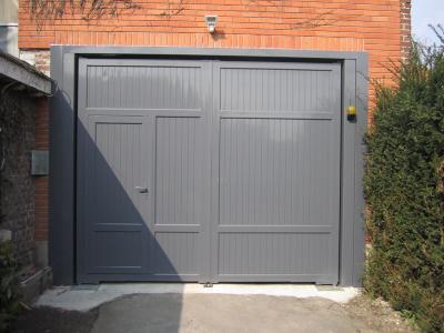 Porte de garage aluminium