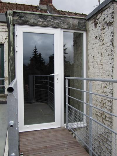 Portes palières aluminium SCHÜCO