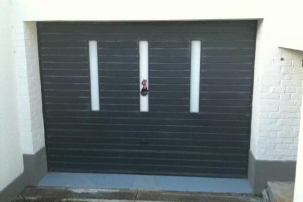 Porte sectionnelle avant ... après ...