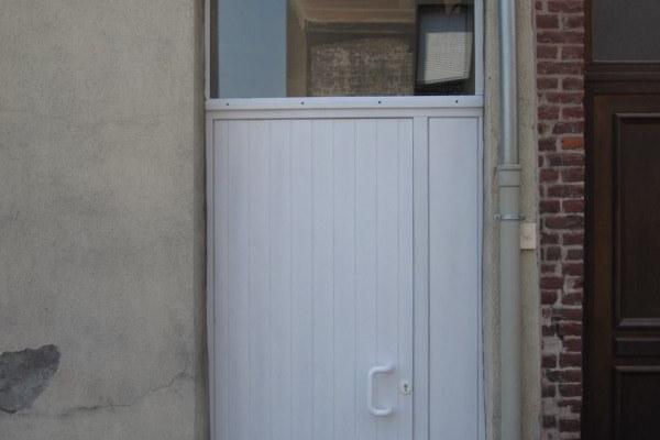 Porte d'entrée bois