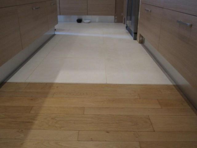 Jonction parquet / carrelage