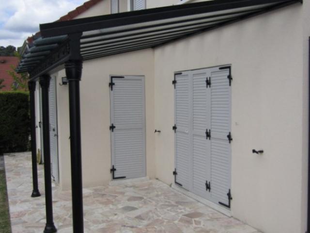 Auvent vitré pour habitation